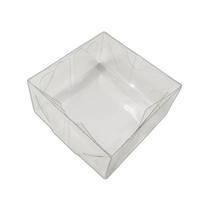 Kit 10 Caixa Para 4 Brigadeiros Com Berço Transparente