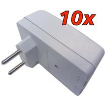 Kit 10 Caixa para Fonte Circuito Eletrônica Tomada 80x48x33mm com Pinos