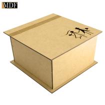 Kit 10 Caixa Quadrada Tampa Dobravel Casal Noivos 20x20x10 Laser Mdf Madeira Kit 10 Caixa Quadrada Tampa Dobravel Casal Noivos 20x20x10 Laser Mdf Madeira