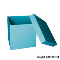 Kit 10 Caixa Quadrada Tampa Sapato 5x5x5 Mdf Madeira Pintada