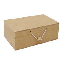 Kit 10 Caixa Retanguar Tampa Dobradiça e Elástico 14,5x9x5,5 Mdf Madeira Kit 10 Caixa Retanguar Tampa Dobradiça e Elástico 14,5x9x5,5 Mdf Madeira
