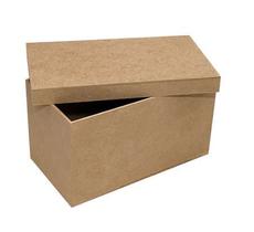 Kit 10 Caixa Retangular Tampa Sapato P 20x11x11 Mdf Madeira