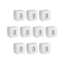 Kit 10 Caixa Tomada Sobrepor Tomada Miluz Schneider S3B66350