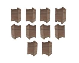 Kit 10 Caixas Abelha Inpa Sem Ferrão Eucalipto 20x20