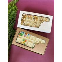 Kit 10 Caixas Barra de Chocolate Gourmet 300g: KRAFT Embalagem de Qualidade Superior para Presentes Kit 10 Caixas Barra de Chocolate Gourmet 300g: KRAFT Embalagem de Qualidade Superior para Presentes