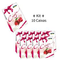 Kit 10 Caixas Cereja - Bombons C/ Licor e Cereja 195g Kit 10 Caixas Cereja - Bombons C/ Licor e Cereja 195g