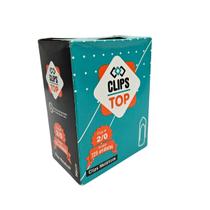 Kit 10 Caixas Clips Para Papel Galvanizado Papelaria N 2