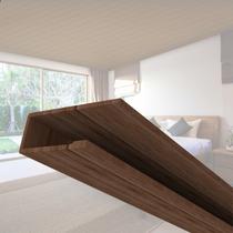 Kit 10 Caixas com 750 M Rodaforro Perfil U Acabamento Lateral 1,2mmX2,5cmX3,00m (barra)