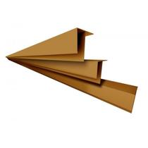 Kit 10 Caixas com 90 M Perfil F Polifort 8mm X 3cm X 3,00m (barra)