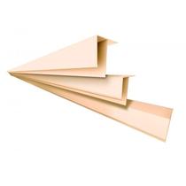 Kit 10 Caixas com 90 M Perfil F Polifort 8mm X 3cm X 3,00m (barra)