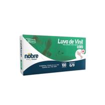 kit 10 caixas de Luva de Vinil sem pó Nobre