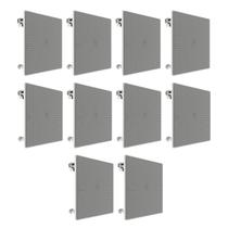 Kit 10 Caixas de Som JBL 6CO3Q+ Arandela Quadrada 140W Branca