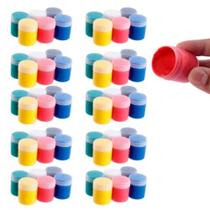 Kit 10 Caixas de Tinta Guache 6 Cores Material Escolar Tinta Colorida