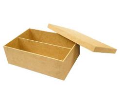 Kit 10 Caixas em MDF 3mm Cru com Tampa para Mini Espumante e Taça Kit 10 Caixas em MDF 3mm Cru com Tampa para Mini Espumante e Taça