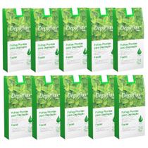 Kit 10 Caixas Folhas Prontas Cera Depilatória Depilação Facial Depilflax Hortela Profissional Kit 10 Caixas Folhas Prontas Cera Depilatória Depilação Facial Depilflax Hortela Profissional