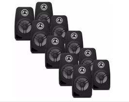 Kit 10 Caixas Som Acústica Som Ambiente 55w Orion Preta