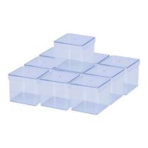 Kit 10 Caixinhas Acrílicas 5x5cm Transparente Lembrancinhas Festa Casamento Kit 10 Caixinhas Acrílicas 5x5cm Transparente Lembrancinhas Festa Casamento