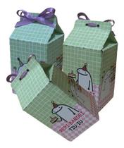 Kit 10 Caixinhas Milk Lembrancinha Flork Repi Bardei Tiu Iu