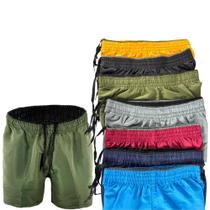 kit 10 Calção Short Masculino Microfibra Fitness Moda Praia