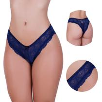 Kit 10 Calcinha de Renda e Elástico no Cós Júlia Kit 10 Calcinha de Renda e Elástico no Cós Júlia