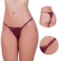 Kit 10 Calcinha Fio Dental Tanga Renda Regulagem Vitória