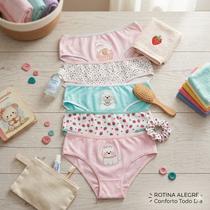 Kit 10 Calcinha infantil para menina 100% Algodão Qualidade conforto Kit 10 Calcinha infantil para menina 100% Algodão Qualidade conforto