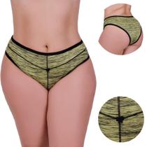 Kit 10 Calcinha Plus Size Confortável Firmadora Grande Firmadora