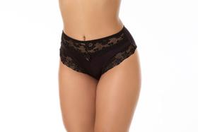 Kit 10 Calcinha Plus Size Cós Alto Detalhe Em Renda Revenda Kit 10 Calcinha Plus Size Cós Alto Detalhe Em Renda Revenda