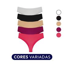 Kit 10 Calcinha Sem Costura Ice Silk Tanga Laser Alta Qualidade Sortido