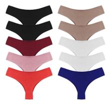 kit 10 CALCINHA SEM COSTURA