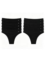 Kit/10 Calcinha Tanga Hering Intimates 77T1 Feminina Básica Algodão T. P/XXG Kit/10 Calcinha Tanga Hering Intimates 77T1 Feminina Básica Algodão T. P/XXG