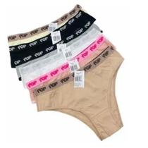 Kit 10 Calcinhas Algodão Pop Adulto Básica Lisa Com Coz Largo Sortidas Kit 10 Calcinhas Algodão Pop Adulto Básica Lisa Com Coz Largo Sortidas