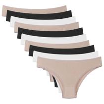 Kit 10 Calcinhas Algodão Tanga Sortida Conforto A10