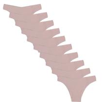 Kit 10 Calcinhas Fio Dental Sem Costura Poliamida Huxter Kit 10 Calcinhas Fio Dental Sem Costura Poliamida Huxter