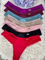 Kit 10 Calcinhas Fio Duplo Conforto e Sensual