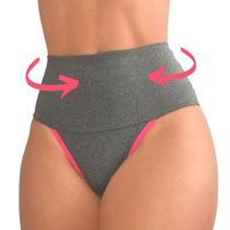 Kit 10 Calcinhas Fitness Lingerie Cós Alto