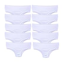 Kit 10 Calcinhas Infantil Criança Algodão Cotton Kids