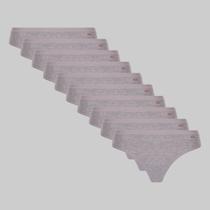 Kit 10 Calcinhas Lupo Loba Biquíni de Algodão 40353