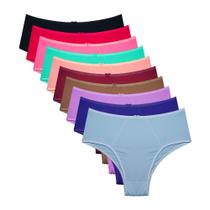Kit 10 Calcinhas Tanga Alça Larga de Microfibra Kit 10 Calcinhas Tanga Alça Larga de Microfibra