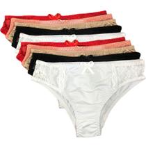 Kit 10 Calcinhas Tanga Em Microfibra Lisa Adulto Kit 10 Calcinhas Tanga Em Microfibra Lisa Adulto