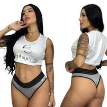 Kit 10 Calcinhas Tanga Fio Dental Viscose Atacado Sortido