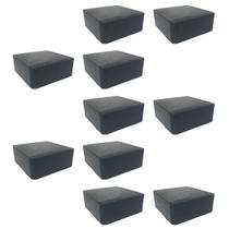 Kit 10 Calços De Borracha Maciços 100x100x38mm Antivibração Impacto Borrachas Londrina Kit 10 Calços De Borracha Maciços 100x100x38mm Antivibração Impacto Borrachas Londrina