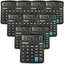 Kit 10 Calculadora Mesa Escritório Número Grande 12 Dígitos