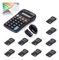 Kit 10 Calculadoras De Mesa E Bolso Pequena 08 Dígitos Kk402