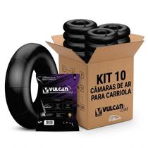 Kit 10 Câmaras de Ar Vulcan Bor Carrinho de Mão Industrial Carga Carriola Aro 8 Tr13 Vj-8 3.25-8 3.50-8 4.00-8 Kit 10 Câmaras de Ar Vulcan Bor Carrinho de Mão Industrial Carga Carriola Aro 8 Tr13 Vj-8 3.25-8 3.50-8 4.00-8