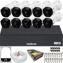 Kit 10 Câmeras de Segurança Intelbras DVR Multi HD 16 Canais MHDX 1116 hd 1TB Kit 10 Câmeras de Segurança Intelbras DVR Multi HD 16 Canais MHDX 1116 hd 1TB