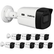 Kit 10 Câmeras HDCVI 4K 8 Megapixel 30m VHD 5830 B 4K Intelbras