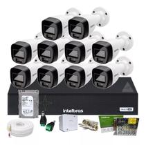 Kit 10 Cameras Intelbras F. Color Audio 3220fc+, Dvr 16ch Mhdx c/hd 1 Tera Kit 10 Cameras Intelbras F. Color Audio 3220fc+, Dvr 16ch Mhdx c/hd 1 Tera
