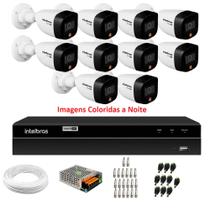 Kit 10 Câmeras Intelbras VHD 1220 B Full Color Bullet Full HD 1080p Multi HD IR 20m + Dvr MHDX 1216 Kit 10 Câmeras Intelbras VHD 1220 B Full Color Bullet Full HD 1080p Multi HD IR 20m + Dvr MHDX 1216