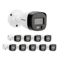 Kit 10 Câmeras Multi HD 2 Megapixels 20m VHD 3220 B FULL COLOR + Intelbras
